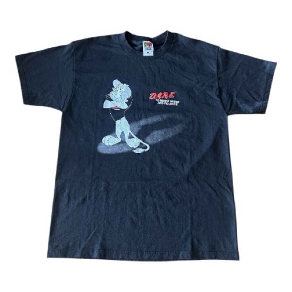 Vintage 90s DARE Drug abuse Resistance Education T-shirt Size Large